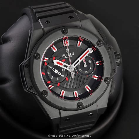 hublot foudroyante king power black magic watch|Hublot Black Magic .